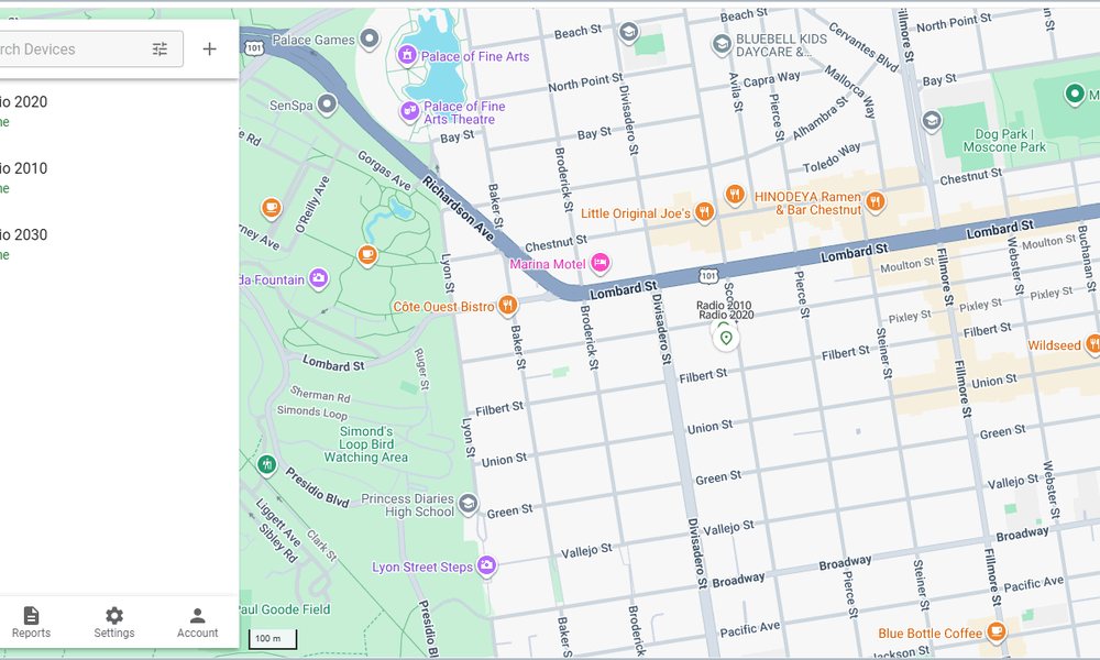 TRBOmap: Outdoor GPS tracking